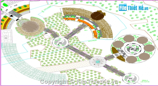 kiến trúc trung tâm,đào tạo cảnh quan,file cad trung tâm